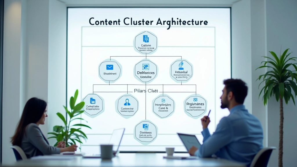 Content cluster architecture diagram